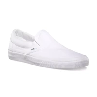 VANS CLASSIC SLIP ON SHOES WHITE  canvas CSO
