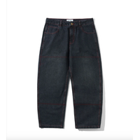 Cash Only - Aleka Denim Jeans. Washed Streaky Denim