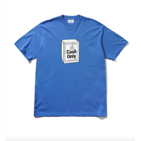 Cash Only - Cash Safe Tee, Royal blue