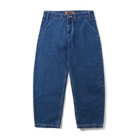 Butter Goods - Scribble Denim Jeans, Mid Blue Baggiest Fit Buttergoods