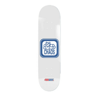 411vm chaos ex7 Deck 8.5" Skateboard white