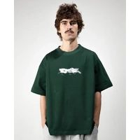 ichpig LIGHTNING STRIKE TEE T-SHIRT FOREST GREEN ICHPIG