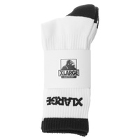 X-LARGE 91 Sock WHITE 3 pack XLARGE X LARGE OSFA