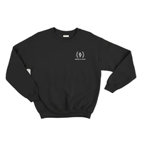 Piss Drunx x hours is yours - pd crew neck jumper Black PissDrunx PD sweater