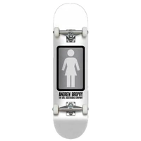 GIRL ANDREW BROPHY Complete Skateboard 7.875" black / white deck