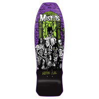 Zero x MISFITS Skateboard Deck Earth A.D. Purple Dip 10" Shaped Limited Edition