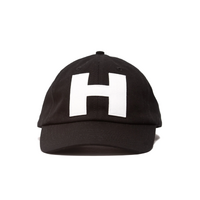 HODDLE 'H' LOGO CAP BLACK