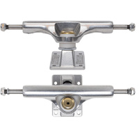 Slappy Skateboard Trucks ST1 Ultra Low Inverted Hollow Kingpins 8.75" Polished silver