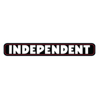 Independent Trucks Sticker Bar Decal Black 4" Indy Logo