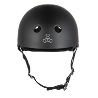 TRIPLE EIGHT TRIPLE 8 Helmet - RUBBER BLACK - Multi Sport Skateboard Lid
