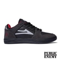 Public Enemy x Lakai Shoes Telford Low Black Suede US SIZE Skateboard Sneakers