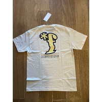 Free Jazz - F back logo Tee Bone T-SHIRT