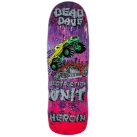 Heroin -  Dead Dave Knock off 10.1" Shaped Deck Skateboard Skate Board