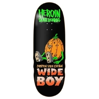 Heroin - Pumkin Spice Wide Boy 10.75" Shaped Deck Skateboard Skate Board
