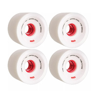GLOBE SKATEBOARD WHEEL conical CRUISER 70MM 78A SOFT CRUISER WHEEL WHITE / RED