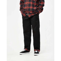 Spitfire x Dickies Pants Flannel Cuff Black A865S Skateboard Work Pant