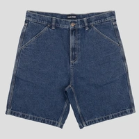 Pass~Port - Stone Workers Club Denim jean Short Washed Dark Indigo PASSPORT Jorts MAPSTONE