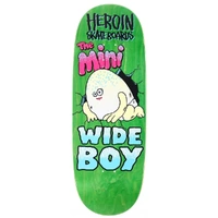 Heroin - Mini Wide Boy 10.5" x 29.3'' Shaped Deck Skateboard Skate Board