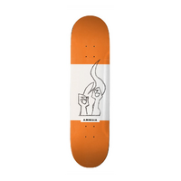 Amnesia Skateboards Deck OG Chalk Orange 8"