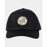 Santa Cruz Ranger MFG Dad cap 6 panel curved peak unstructured strap back black womens