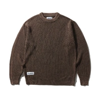 Butter Goods - Bleach Knitted Sweater Pull Over Knit Brown Buttergoods Jumper