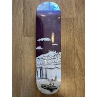 Smoke Beer fisherman 8.25" x 31.875" Deck Skate Board Skateboard