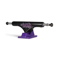 Slappy - ST1 Hollow X Bam Trucks 8.5" Axel Black / Purple Set of 2 Skateboard Truck