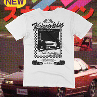 Kingpin Skate Supply S/S Box Tee Shirt White/Black 'Yell Joey' Print 