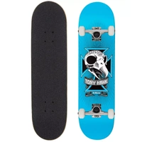 BIRDHOUSE - Tony Hawk Skull Light Blue 8.0" x 31.5" Complete Skateboard Deck
