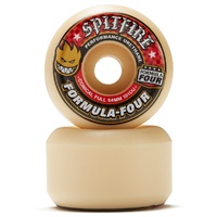 SPITFIRE FORMULA FOUR SKATEBOARD WHEELS 56MM F4 101D CONICAL FULL RED
