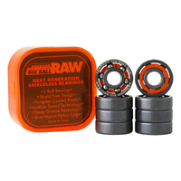 BRONSON SPEED CO. - G3 Next Gen Shieldless Skateboard Bearings RAW 6 BALL - Set of 8