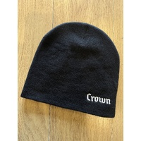 Crown Beanie Embroided logo Black / White