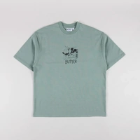 Butter Goods - Channel Tee Dull Mint Shirt T-Shirt Short Sleeve Buttergoods