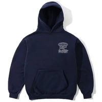 Butter Goods Terrain Pull Over Navy Hoodie Hood Fleece Buttergoods