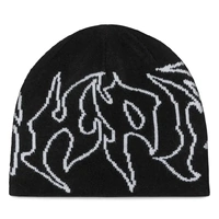 ICHPIG Razor Reversible Skull Beanie Black / Grey
