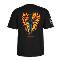POWELL PERALTA Bones Brigade TEE Tommy Guererro T-SHIRT Black SKATE SKATEBOARD