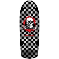 Powell Peralta - Ripper OG Checker 10" Silver Black Skateboard Deck Reissue