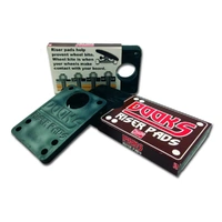 SHORTYS SKATEBOARD RISERS 1/2" BLACK AUSTRALIAN SELLER
