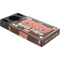 SHORTYS SKATEBOARD RISERS 1/4" BLACK AUSTRALIAN SELLER
