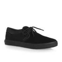 SUPRA CUBA BLACK BLACK SKATEBOARD SLIP ON SHOES FREE POSTAGE AUSTRALIAN SELLER