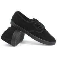 EMERICA SHOES WINO BLACK/BLACK SKATE SKATEBOARD FOOTWEAR SCHOOL KINGPIN STORE