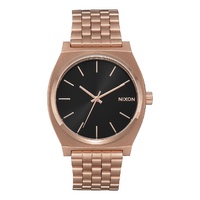 NIXON TIME TELLER WATCH ALL ROSE GOLD NEW FREE POST AUSTRALIAN SKATE SURF 
