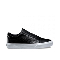 VANS OLD SKOOL DX SHOES LEATHER BLACK SHOES SCHOOL AUST SELLER FREE POSTAGE