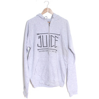 JUICE CLOTHING ARROW HOODED FLEECE GREY MARLE PULLOVER HOODY