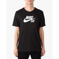 NIKE SB DRI-FIT ICON LOGO TEE BLACK WHITE 