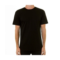 AS COLOUR T-SHIRT STAPLE TEE PLAIN BLACK NEW MENS AUSTRALIAN SELLER KINGPIN