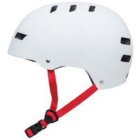 GLOBE SKATEBOARD SLANT HELMET MATTE WHITE Free Ride AUST SELLER NEW SKATE 