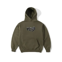 Butter Goods Character Pull Over Army Hoodie Hood Fleece Buttergoods