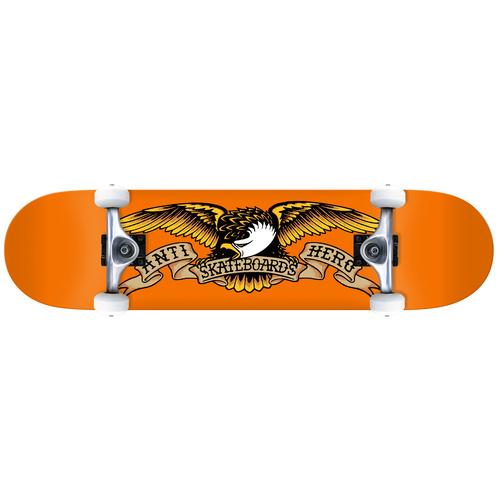 Anti Hero Skateboard Complete Classic Eagle 7.75" orange