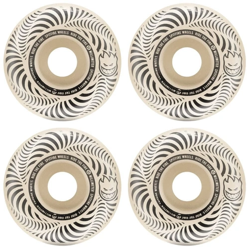 Spitfire - Flashpoint Classic Swirl CONICAL FULL 50mm 99D White Skateboard Wheels